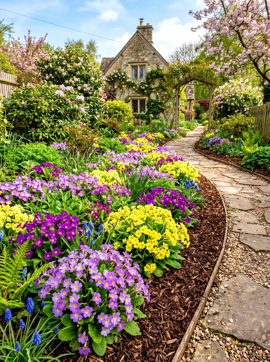 Primrose - 30 shade flower bed ideas