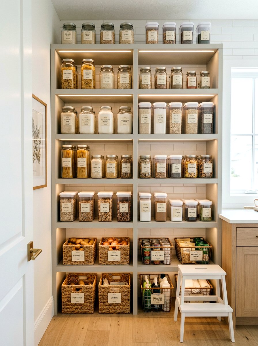 Printed Paper Label Template - 30 label system pantry ideas