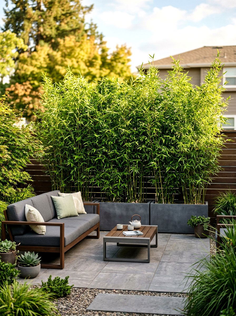 Privacy Bamboo For Patio - 30 patio plant ideas