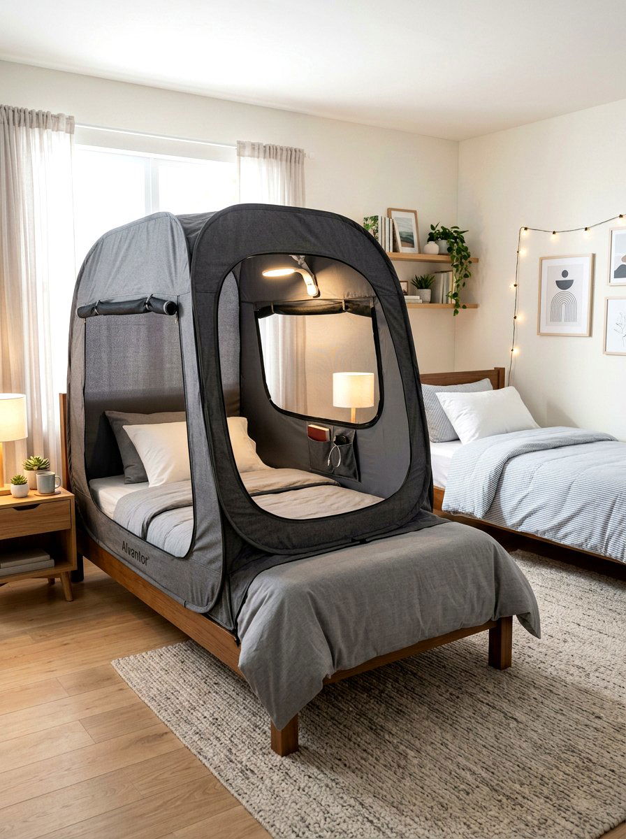 Privacy Bed Tent - 30 kids reading den ideas
