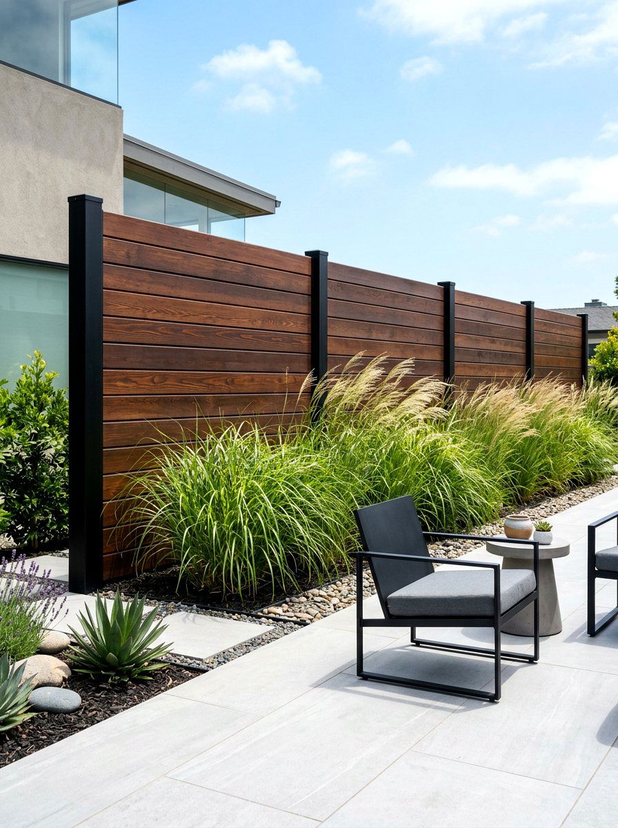 Privacy Fence - 30 sunny backyard ideas