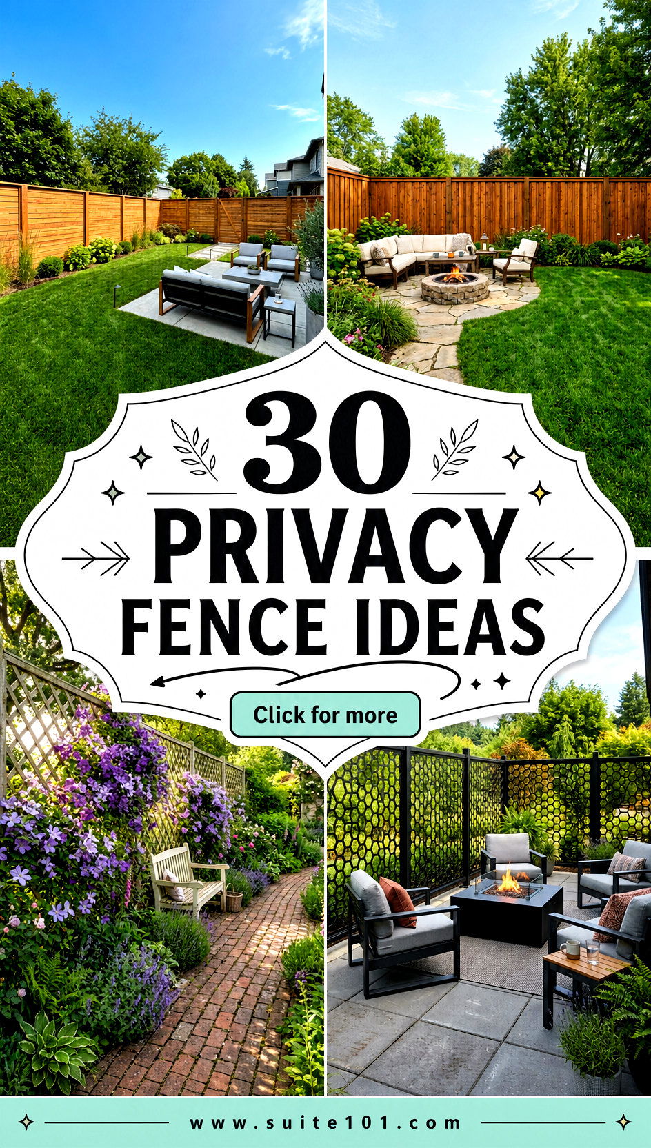 Privacy Fence Ideas 30 Stylish Ways to Block Views Fast - Privacy Fence Ideas: 30 Stylish Ways to Block Views Fast