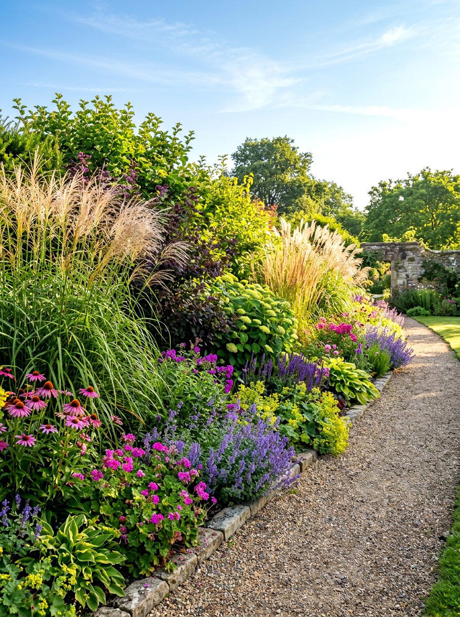 Privacy Flower Bed - 30 backyard flower bed ideas