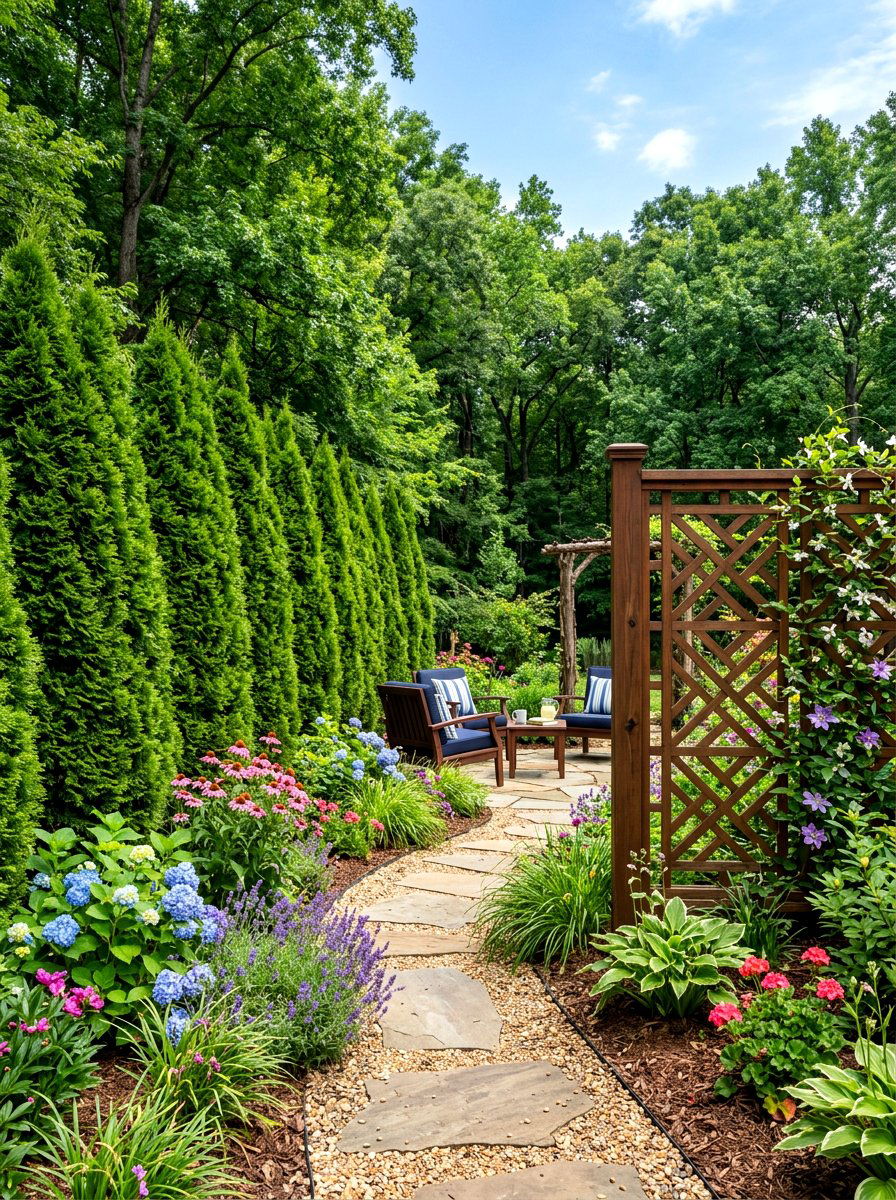 Privacy Garden - 30 four season garden ideas
