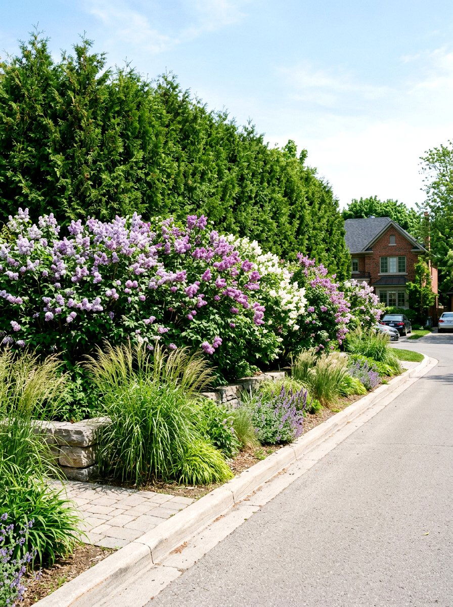 Privacy Layered Front Yard Screen - 30 layered front yard landscaping ideas