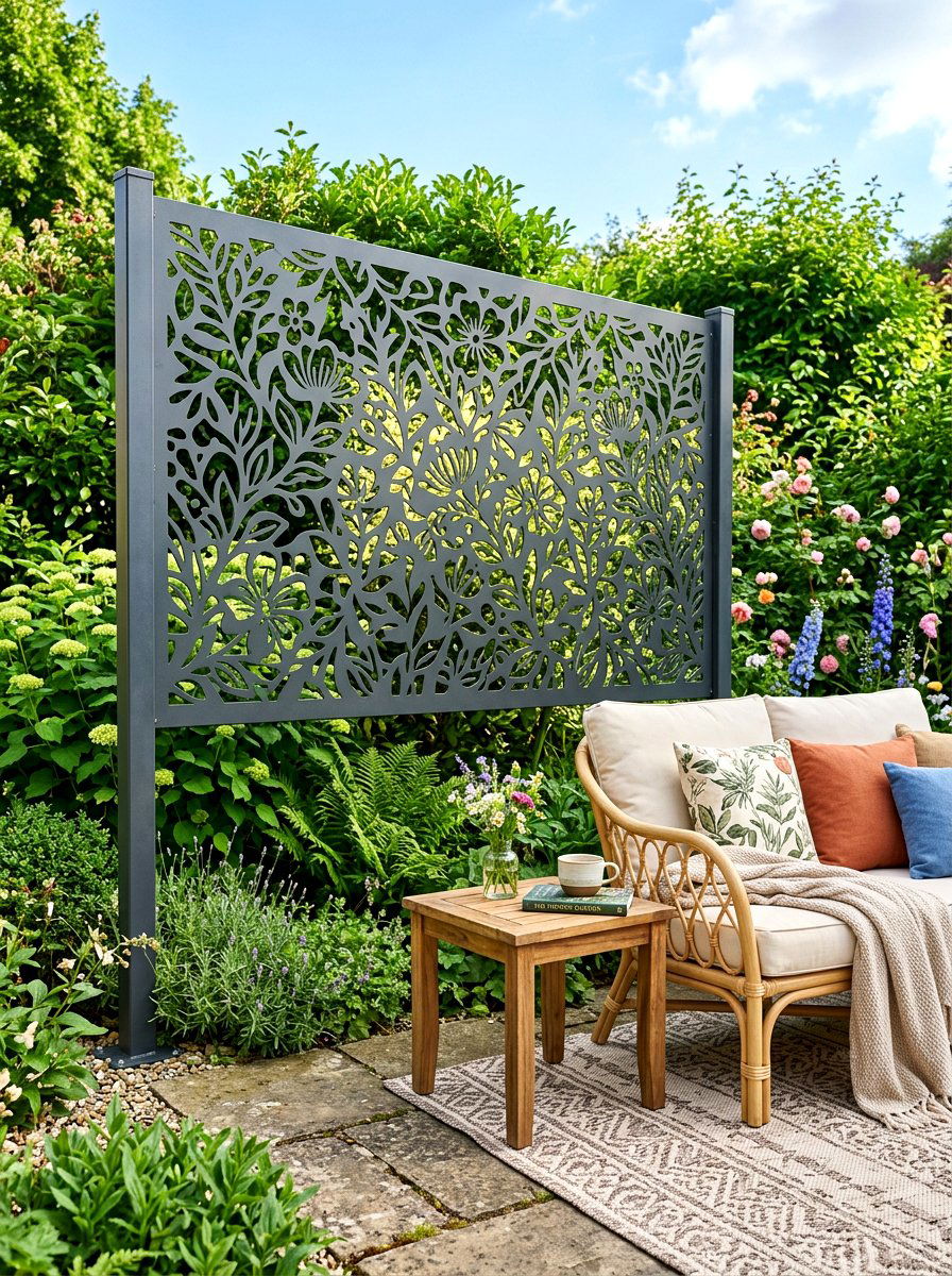 Privacy Screen - 30 entertainer backyard ideas