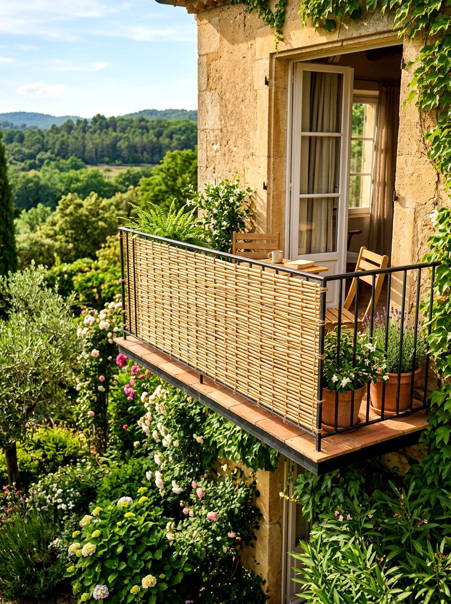 Privacy Screen - 30 Juliet balcony decor ideas