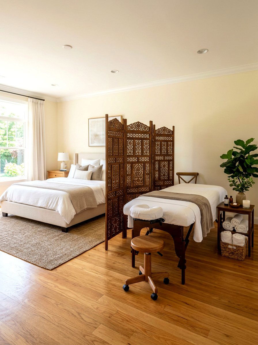 Privacy Screen Massage - 30 massage corner ideas