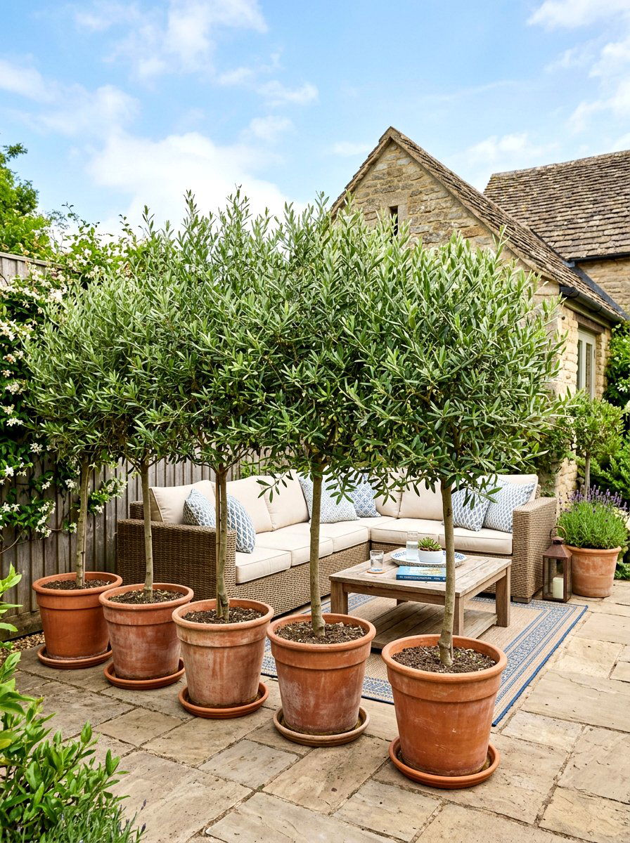 Privacy Screen Olive Tree Patio - 30 olive tree patio ideas