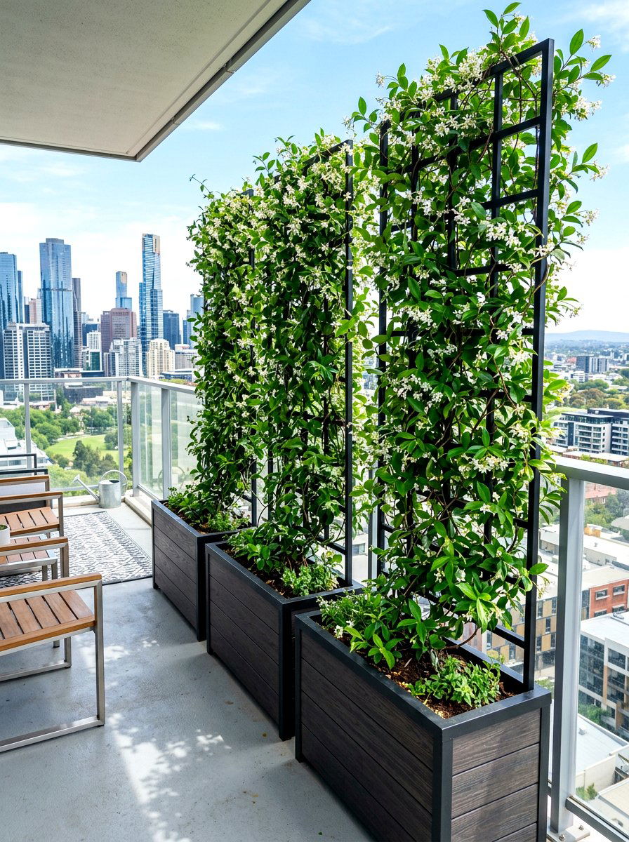 Privacy Screen Plant Containers - 30 modern container garden ideas