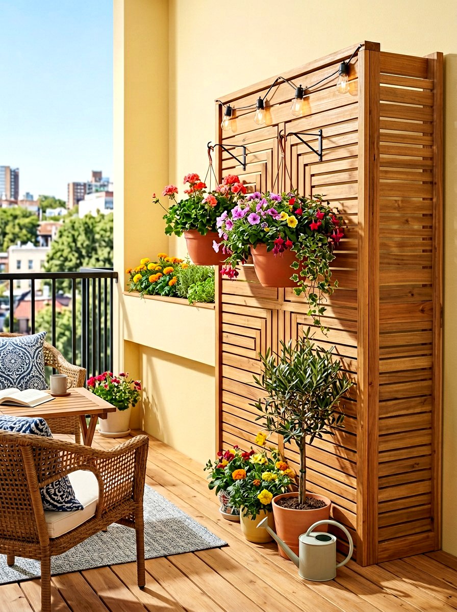 Privacy Screen Storage - 30 hose storage ideas
