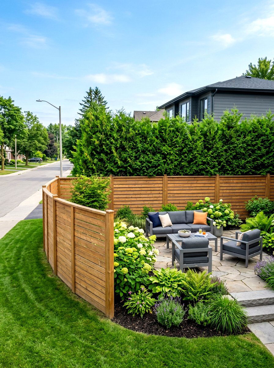 Privacy Screening For Corner Lot - 30 corner lot landscaping ideas