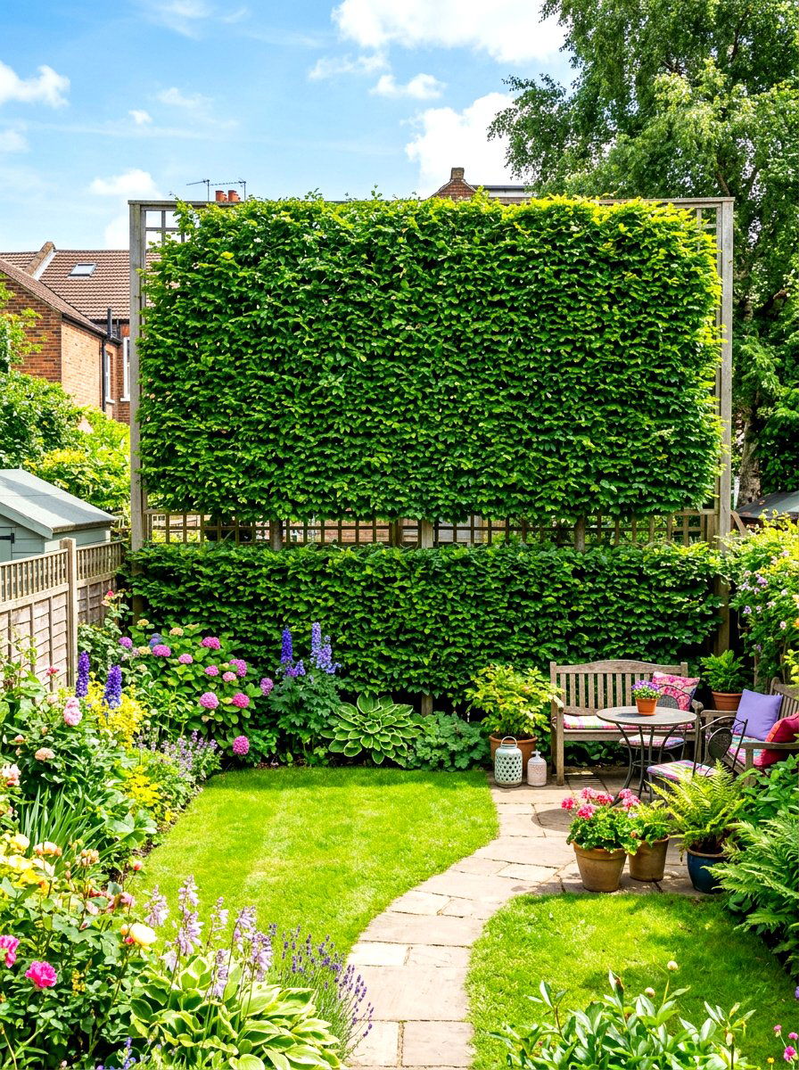 Privacy espalier - 30 espalier wall garden ideas