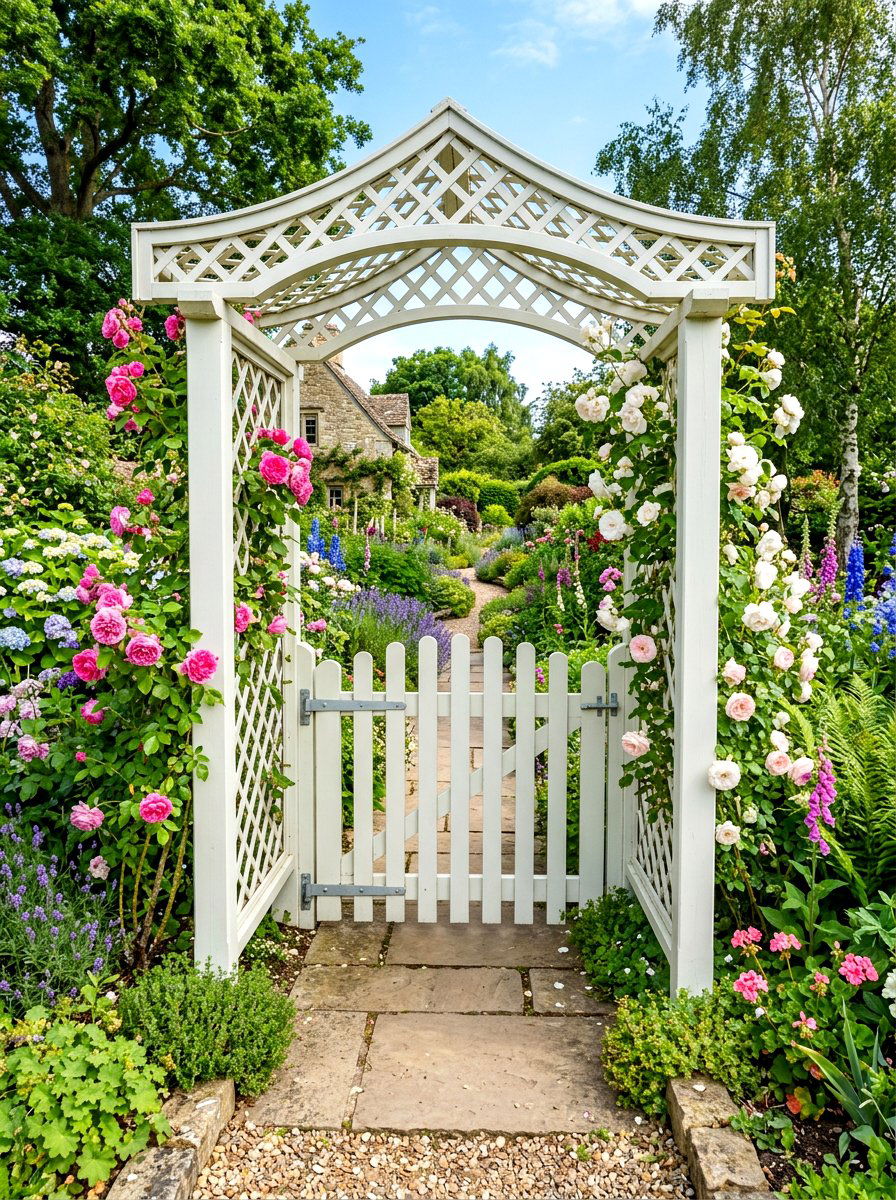 Private Entryway Arbor