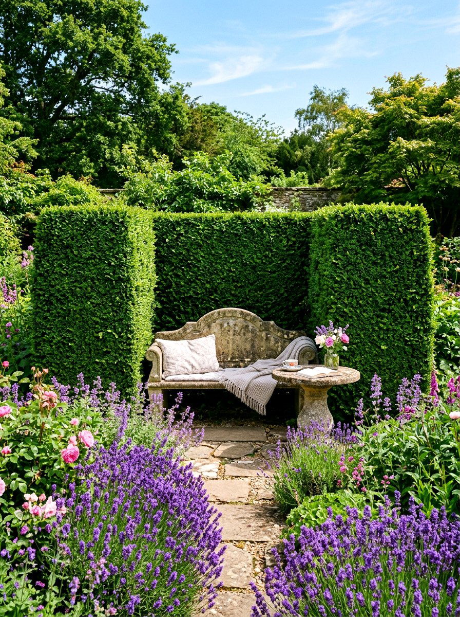 Private garden alcove - 30 outdoor reading garden ideas