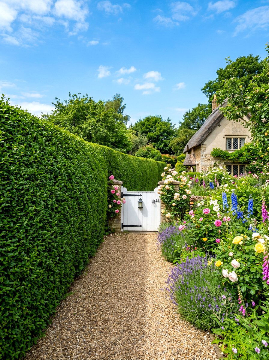 Privet Hedge - 30 backyard privacy hedge ideas