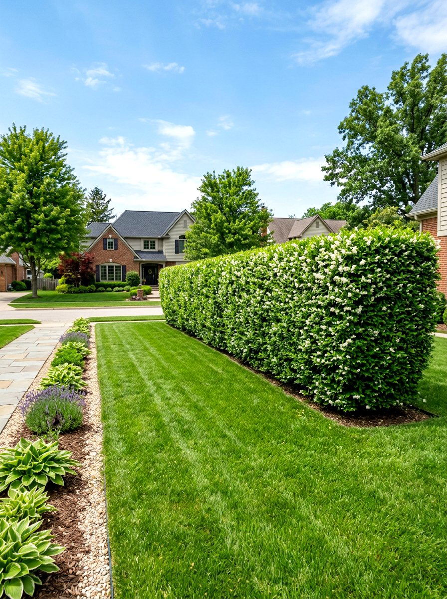 Privet Privacy Hedge - 30 hedge privacy ideas