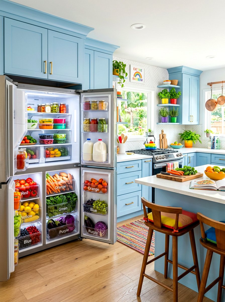 Produce Bins - 30 fridge organization ideas