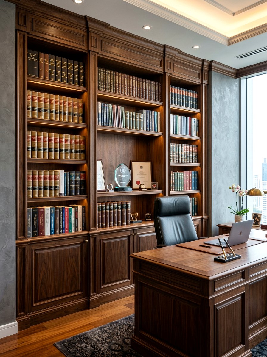 Professional Executive Office Bookshelf - 30 bookshelf styling ideas