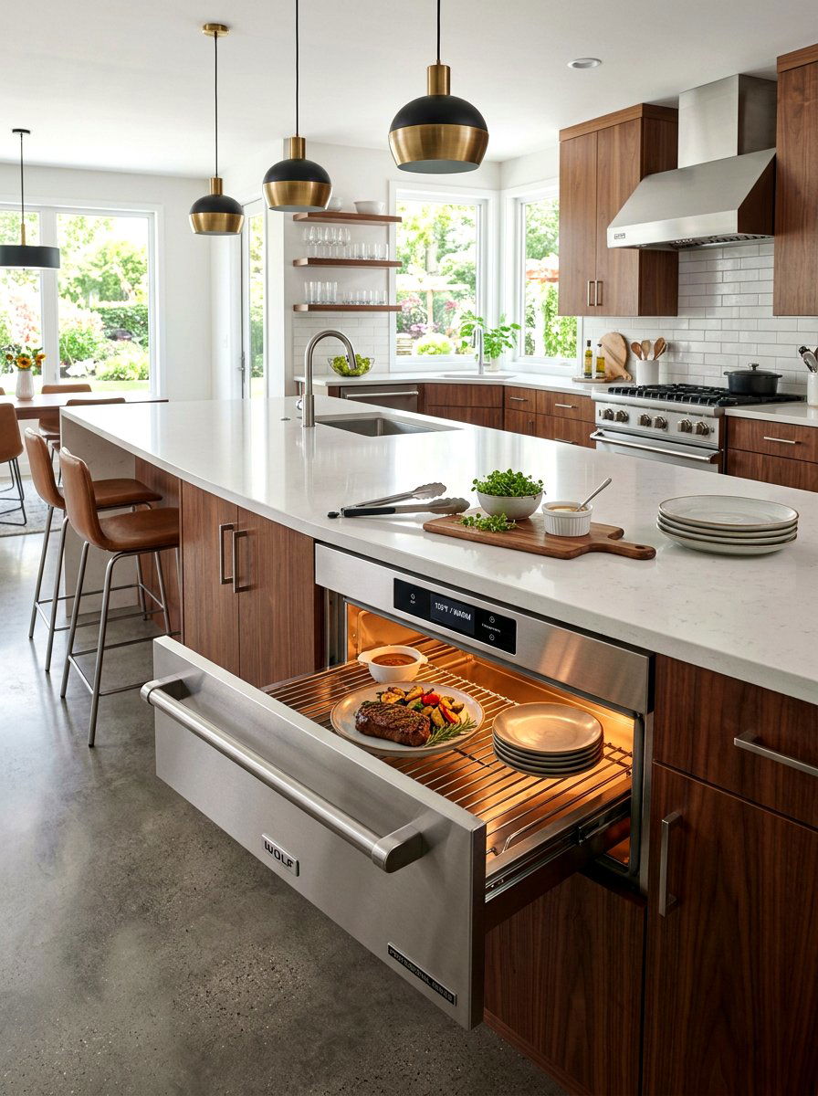 Professional Food Warming Drawer - 30 catering kitchen ideas