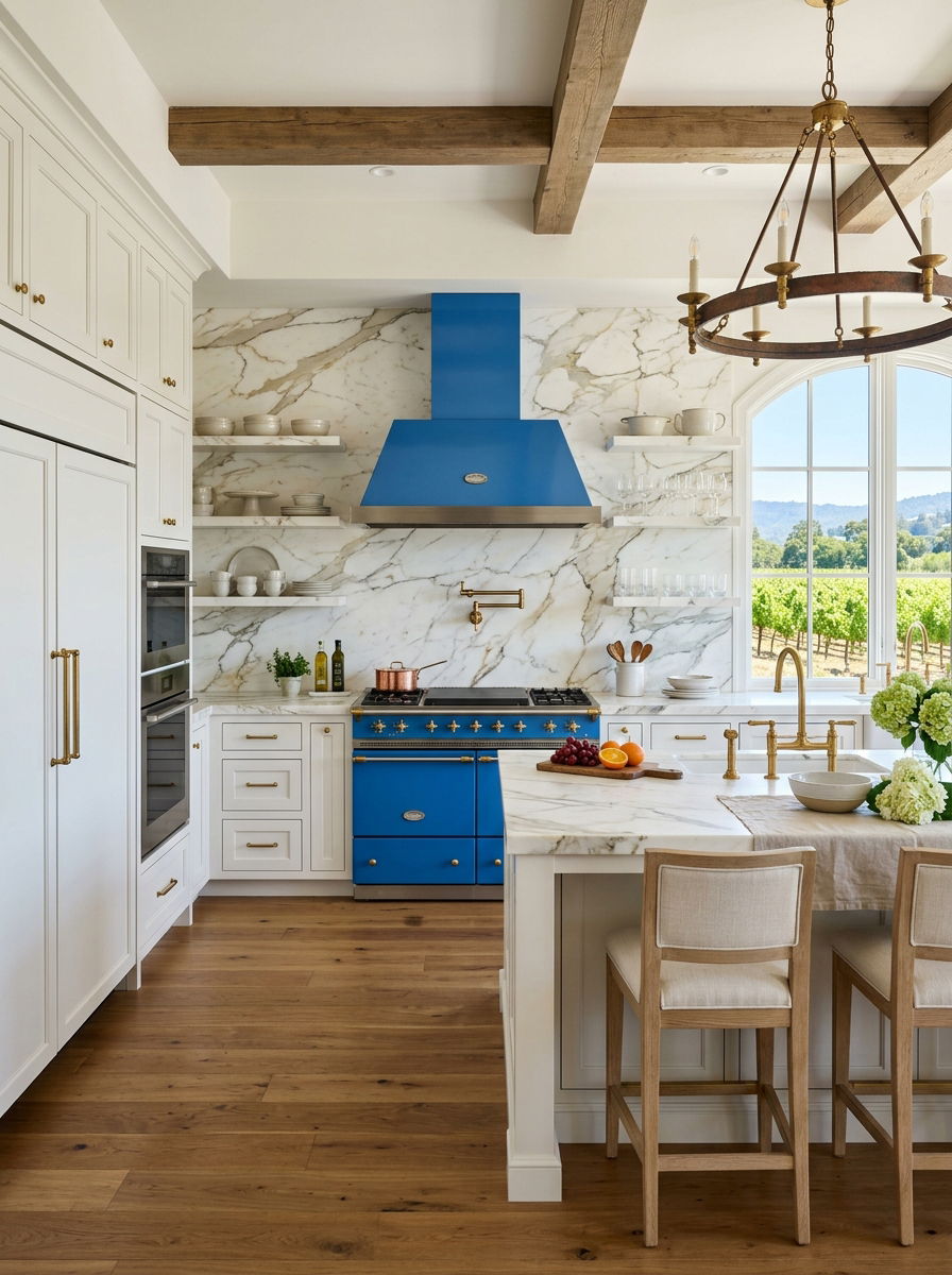 Professional Grade Range - 30 wine country kitchen ideas