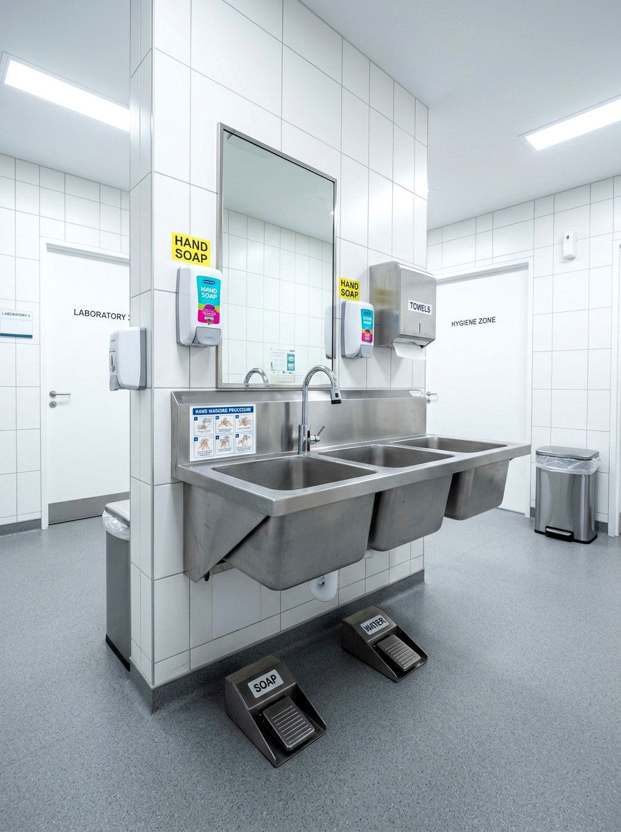 Professional Hand Washing Station - 30 catering kitchen ideas