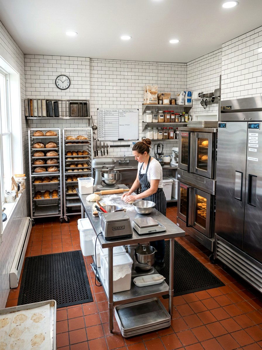 Professional Home Bakery Kitchen - 30 vintage bakery kitchen ideas