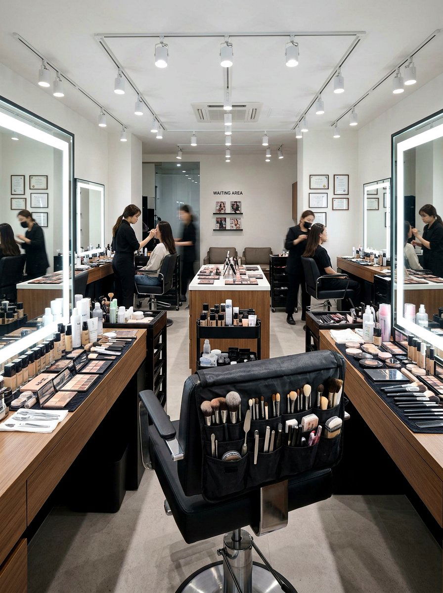 Professional Makeup Brush Belt - 30 makeup brush storage ideas