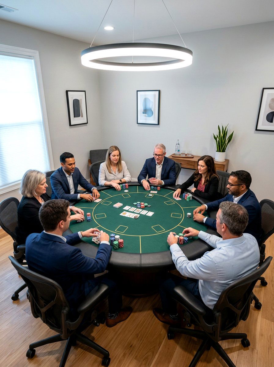 Professional Round Table - 30 poker room ideas