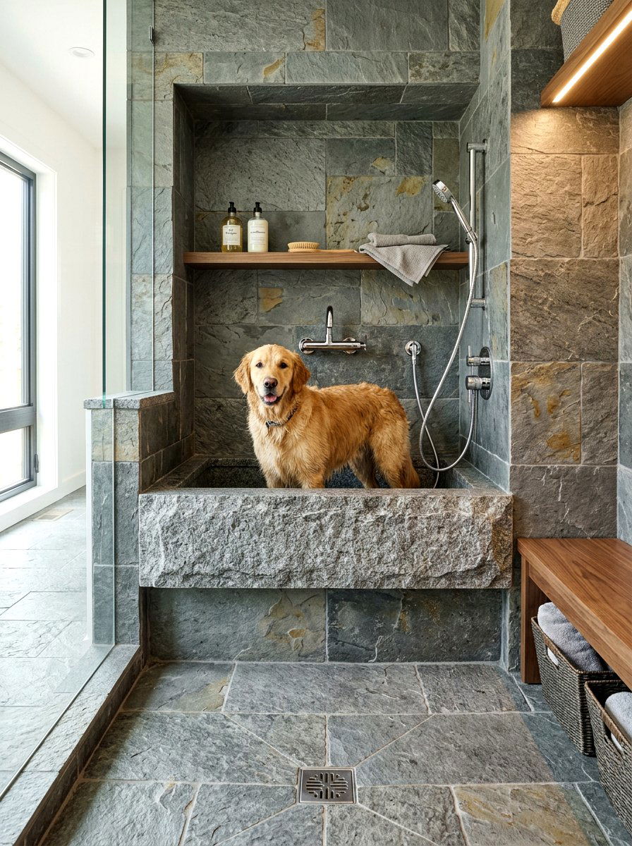Professional grooming tub - 30 dog washing station ideas