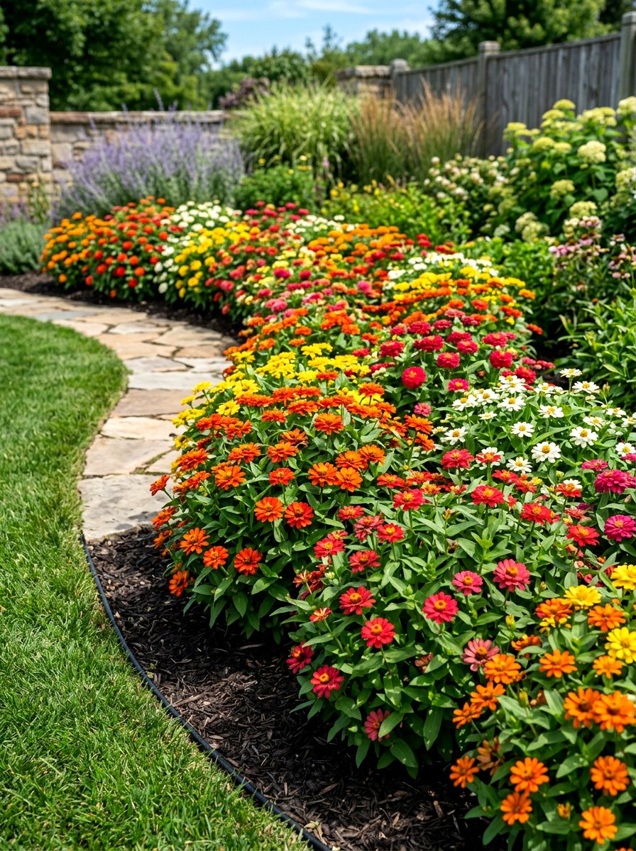 Profusion Zinnia Garden - 30 zinnia garden ideas