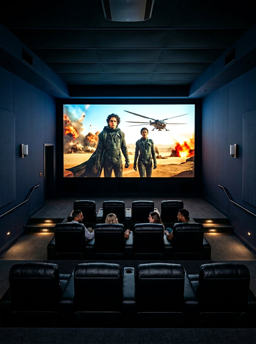 Projector movie room - 30 movie room ideas