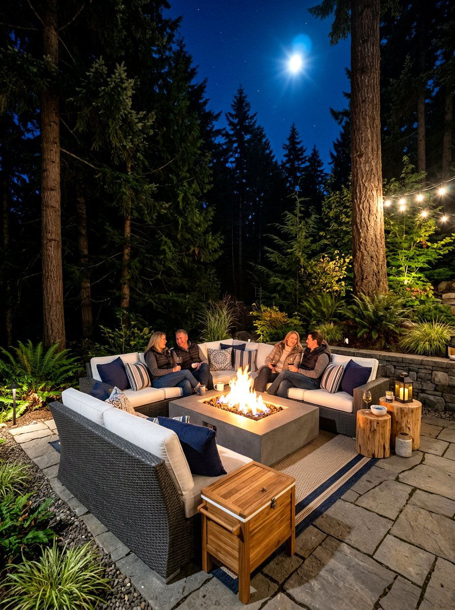 Propane Fire Pit - 30 patio date night ideas