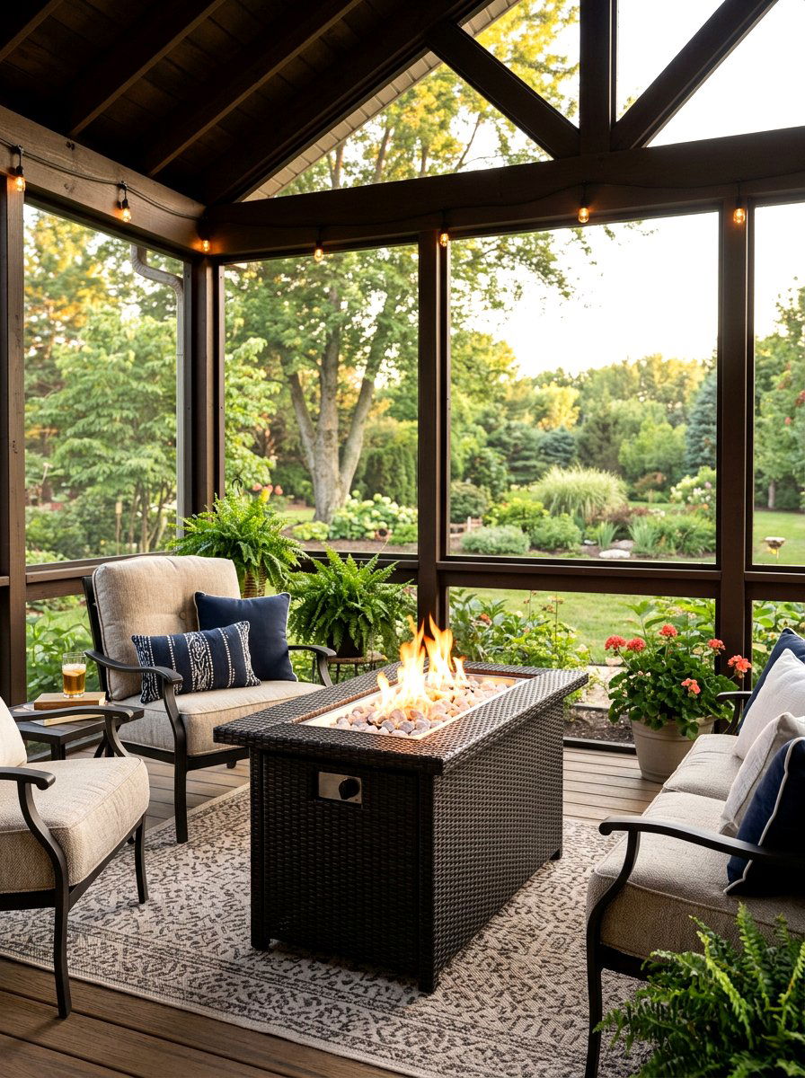 Propane Fire Pit - 30 backyard fire pit ideas