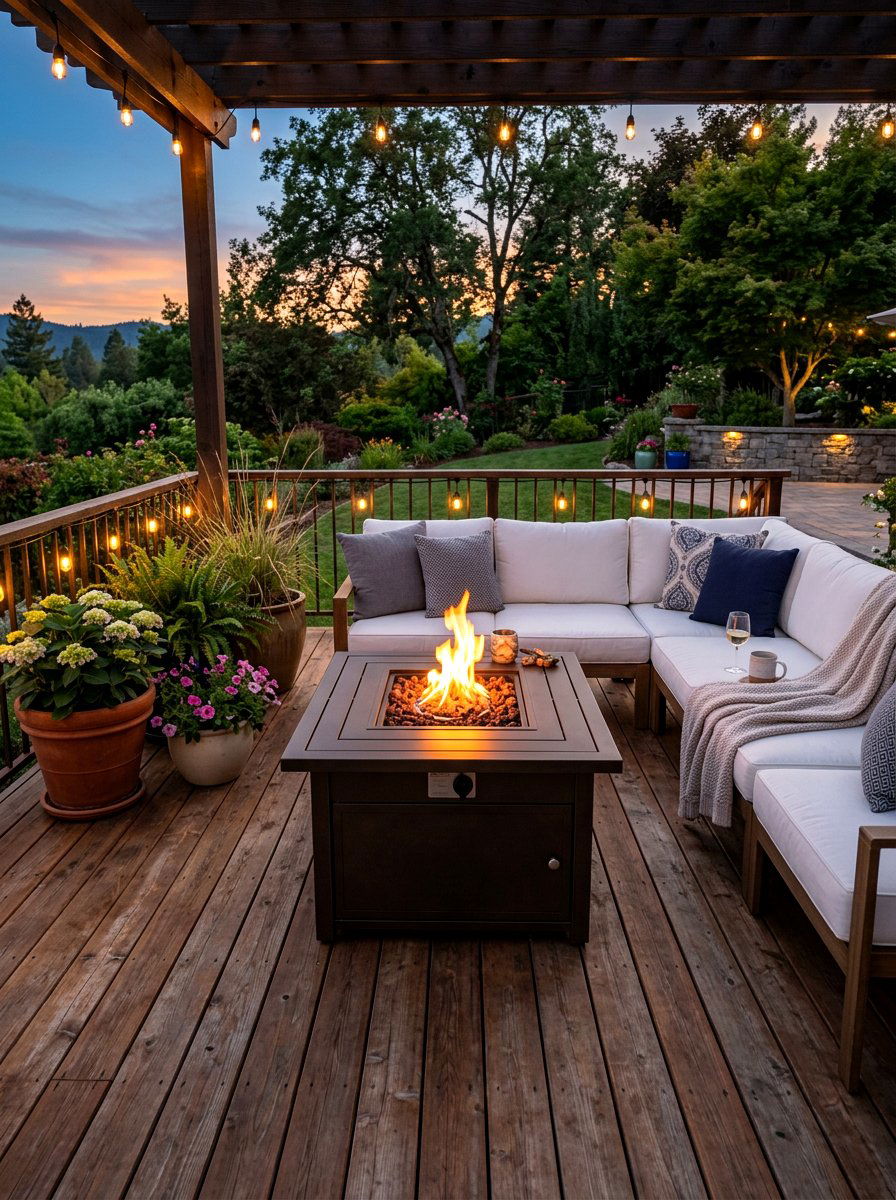 Propane Fire Table - 30 deck fire table ideas