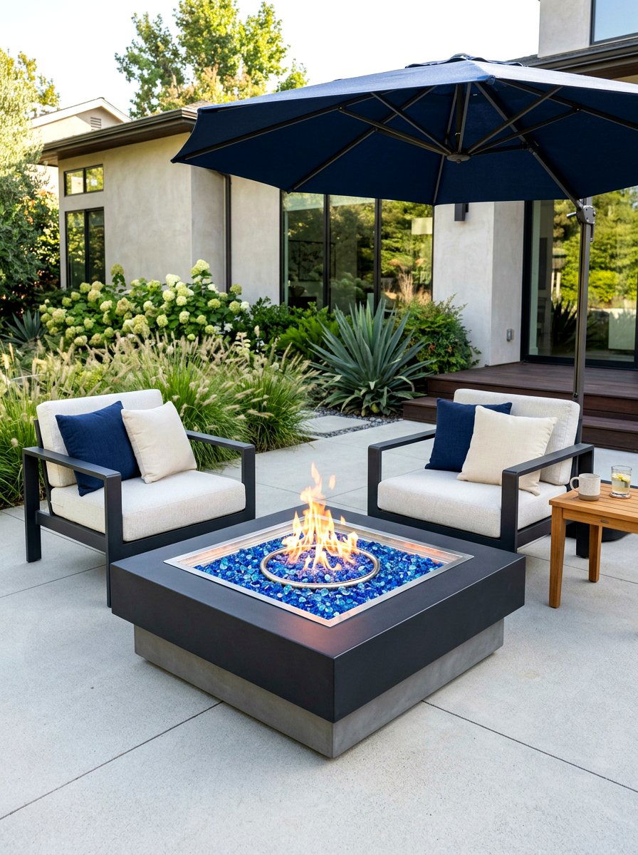 Propane fire pit stones - 30 fire pit ideas