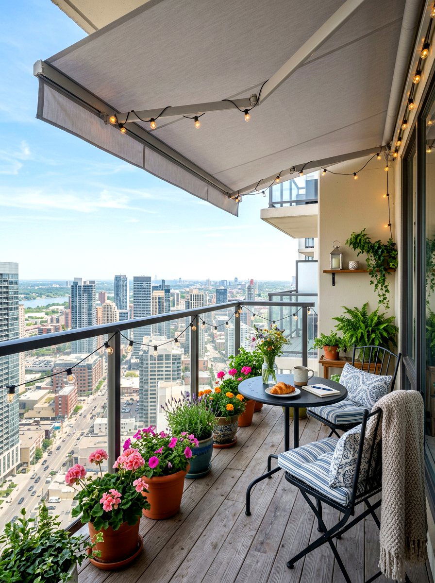 Protected Balcony Space - 30 all weather patio ideas