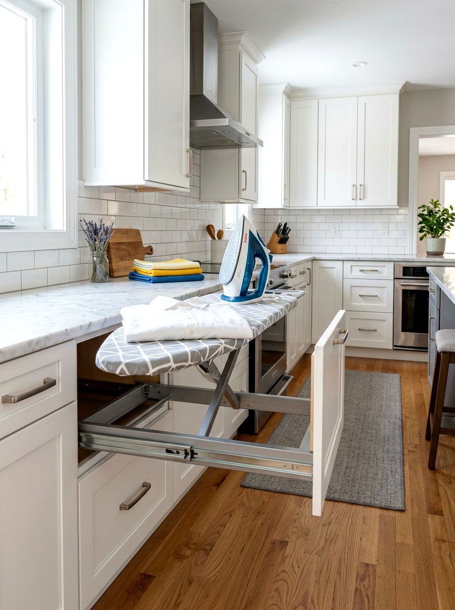 Pull Out Ironing Drawer - 30 ironing station ideas