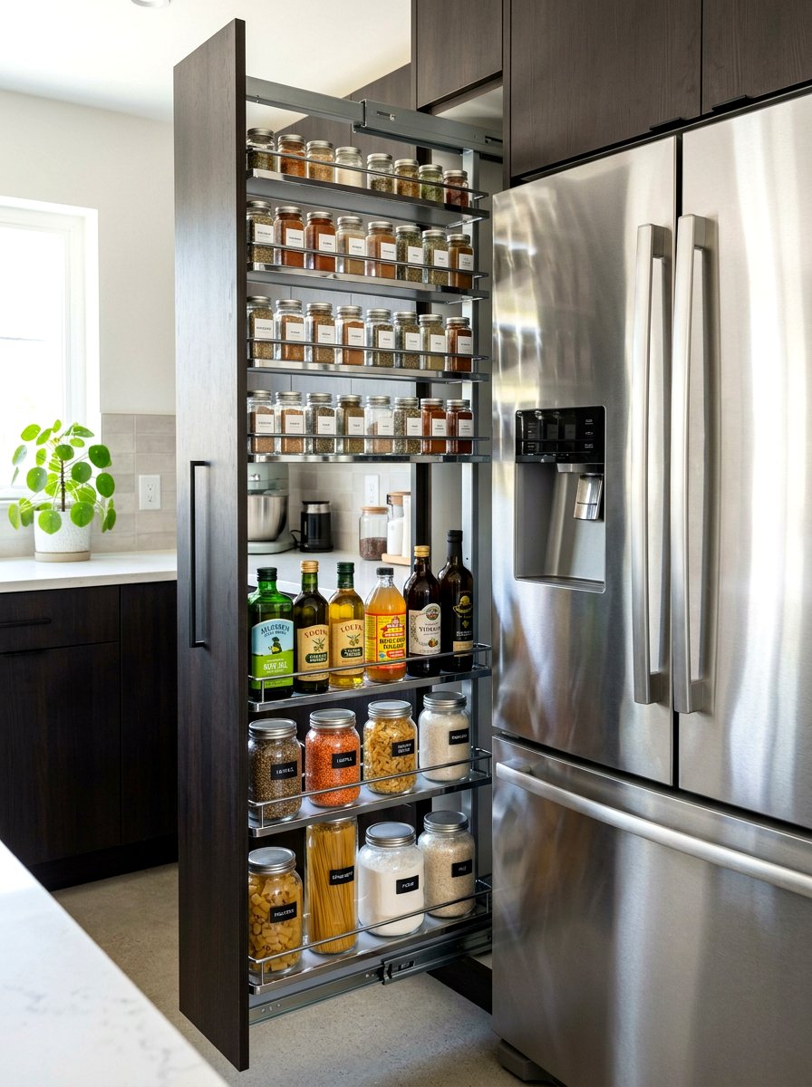 Pull Out Pantry Cabinet - 30 kitchen pantry ideas