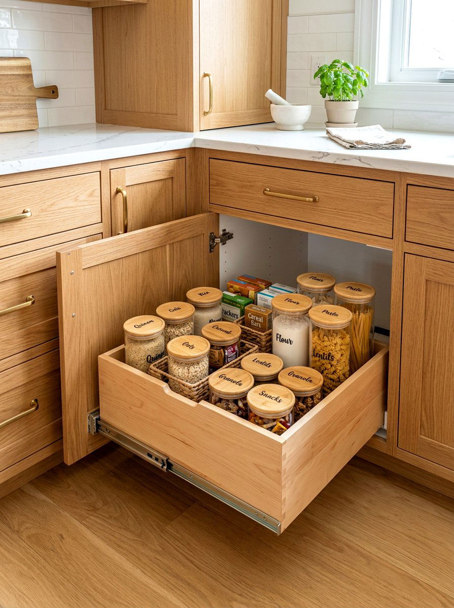 Pull Out Pantry Drawers - 30 pantry organization ideas