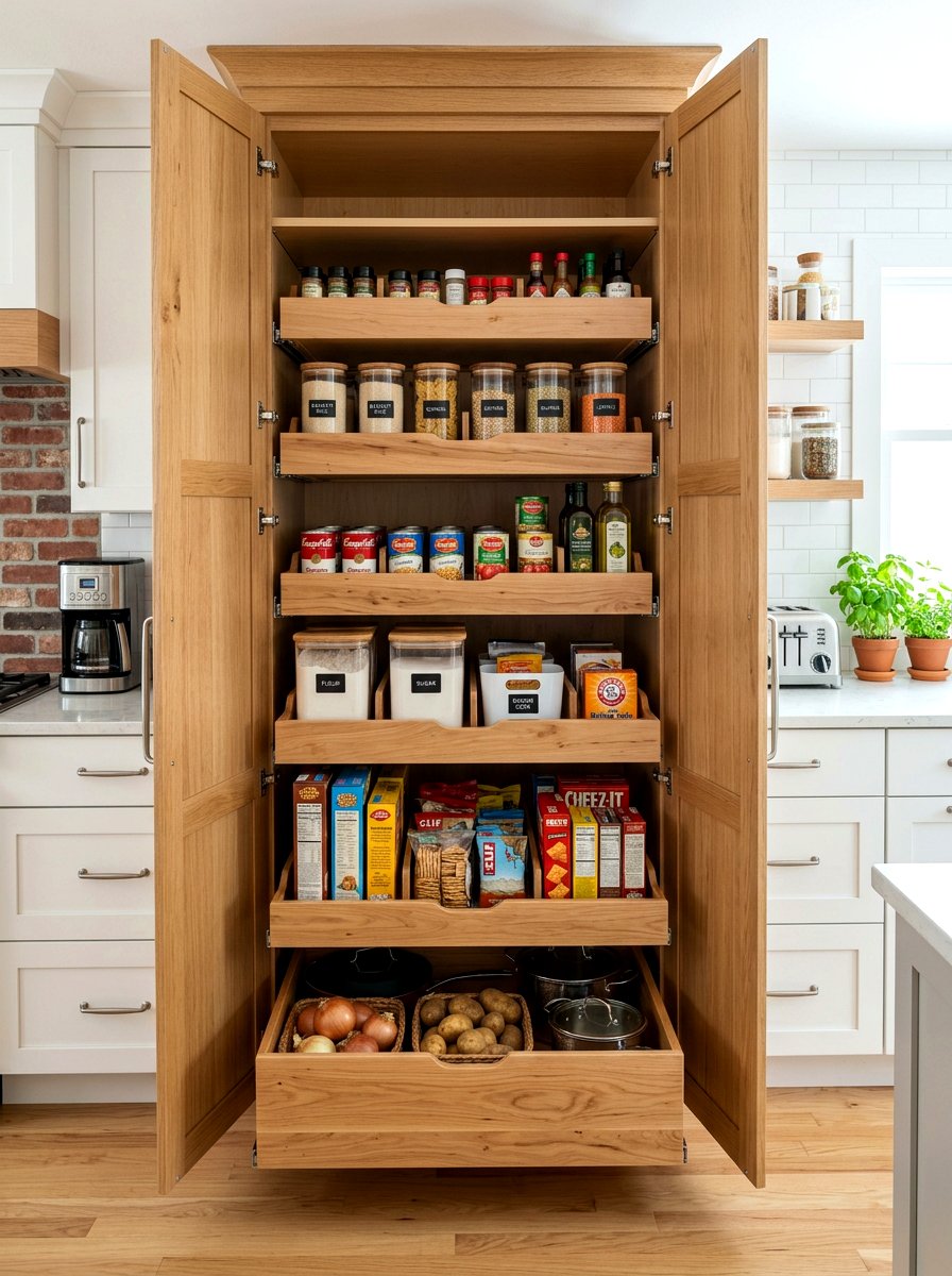 Pull Out Pantry Drawers - 30 English pantry kitchen ideas