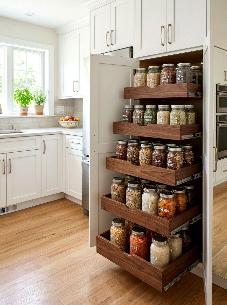 Pull Out Pantry Shelving - 30 breakfast pantry ideas
