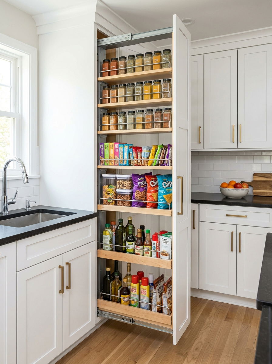 Pull Out Small Kitchen Pantry - 30 small kitchen ideas