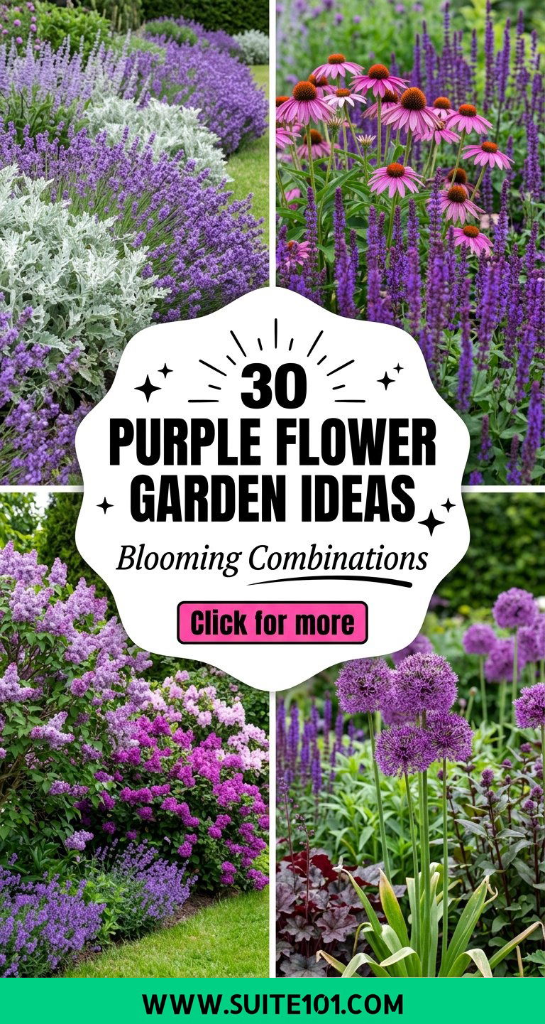 Purple Flower Garden Ideas 30 Blooming Combinations for Impact - Purple Flower Garden Ideas: 30 Blooming Combinations for Impact