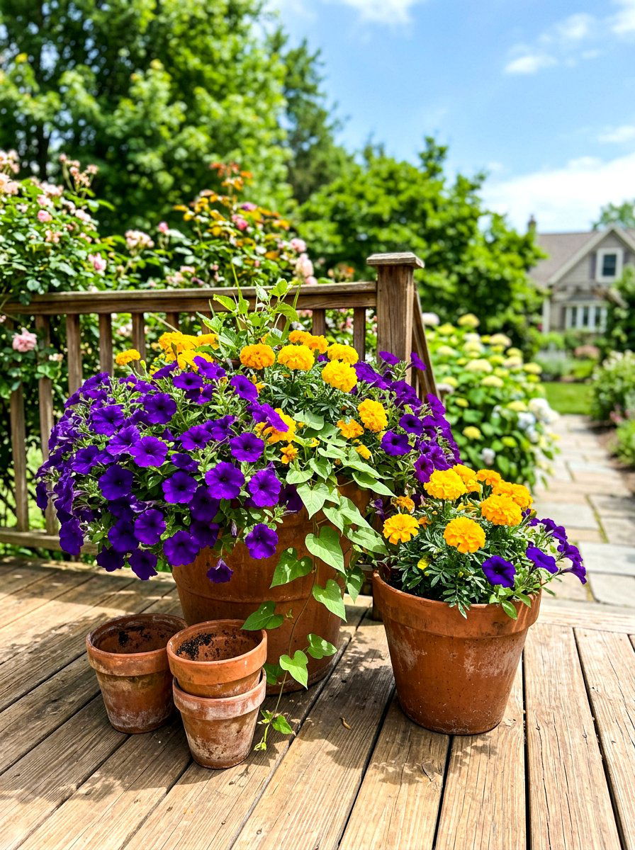 30 Container Garden Color Ideas to Make Your Plants Pop
