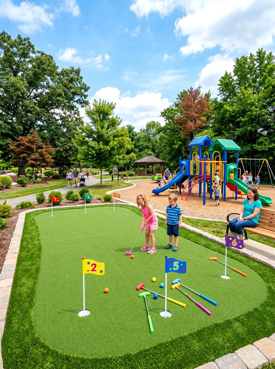 Putting Green For Kids - 30 backyard putting green ideas