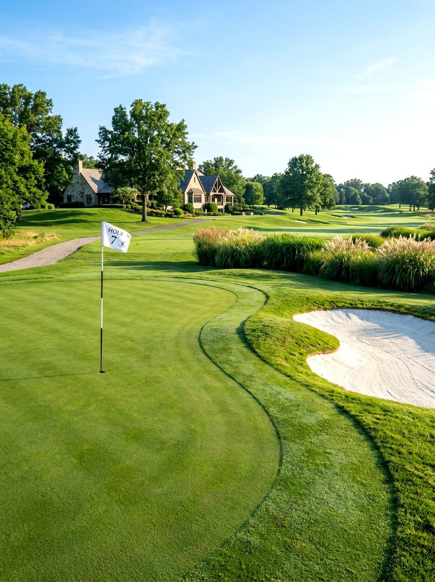 Putting Green With Sand Trap - 30 backyard putting green ideas