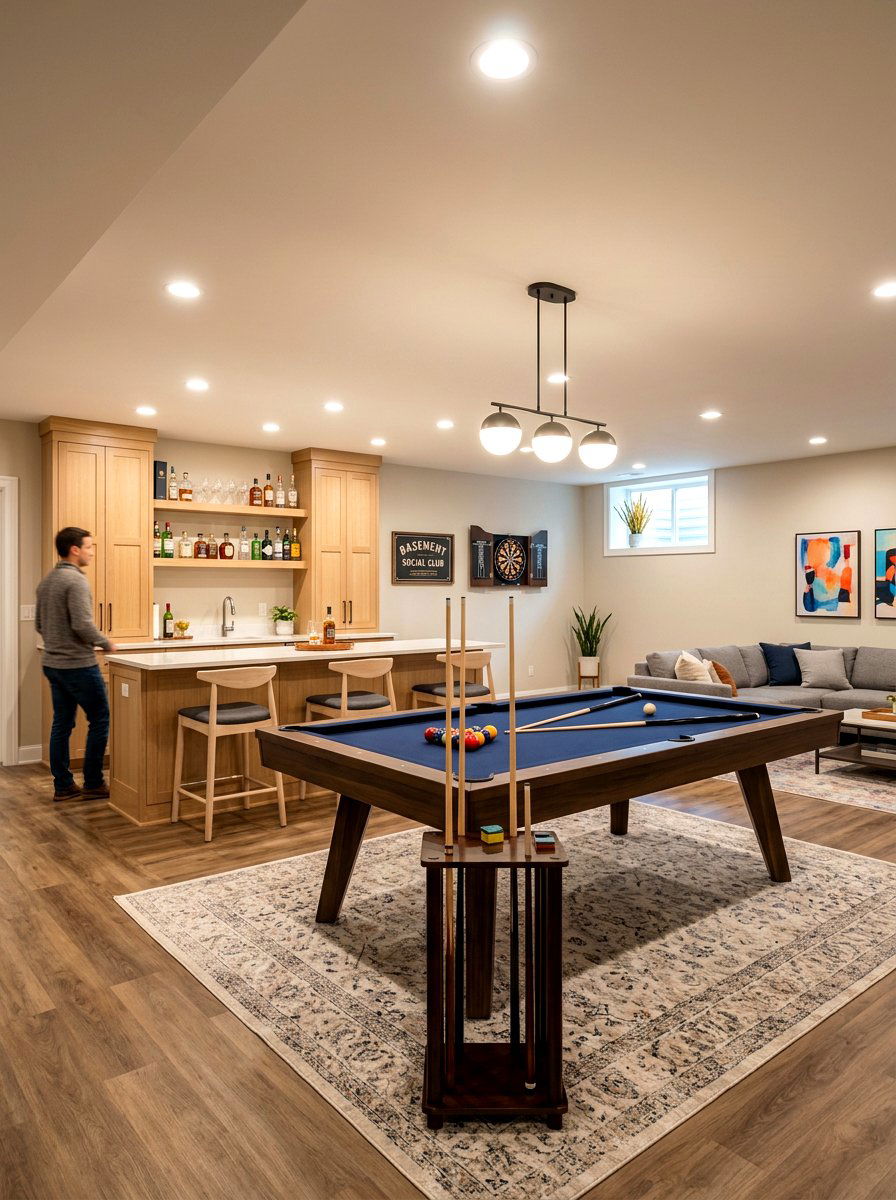 Putty Basement - 30 warm neutral paint ideas