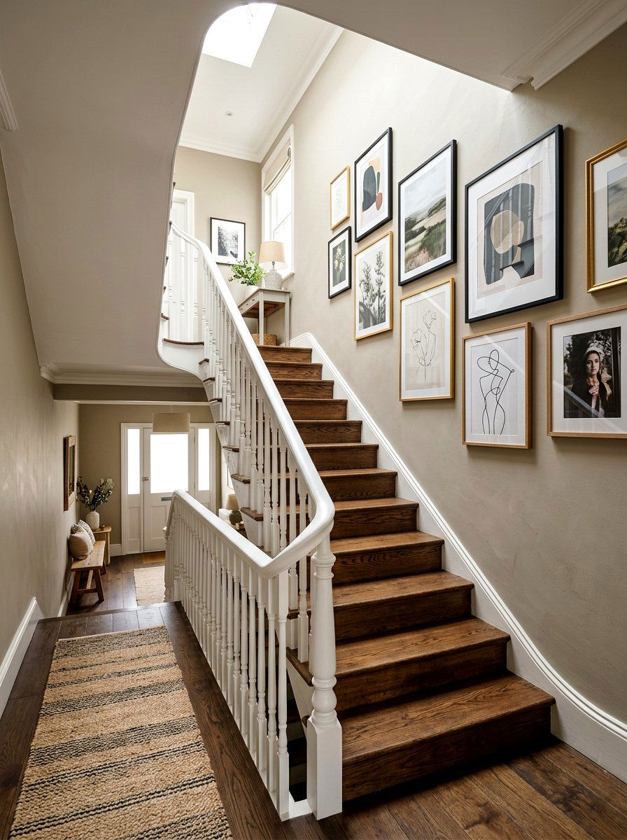 Putty Color Staircase Walls - 30 putty color wall ideas