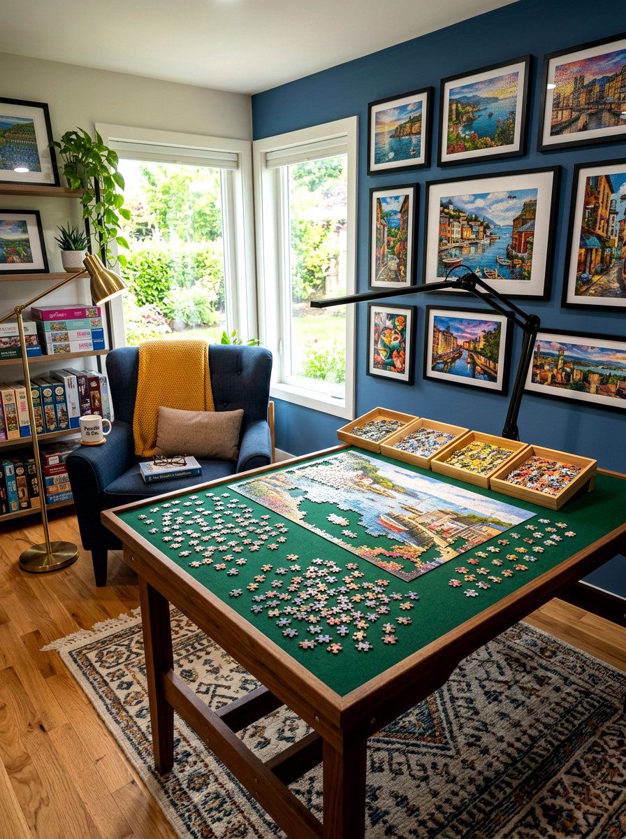 Puzzle Room - 30 hobby room ideas